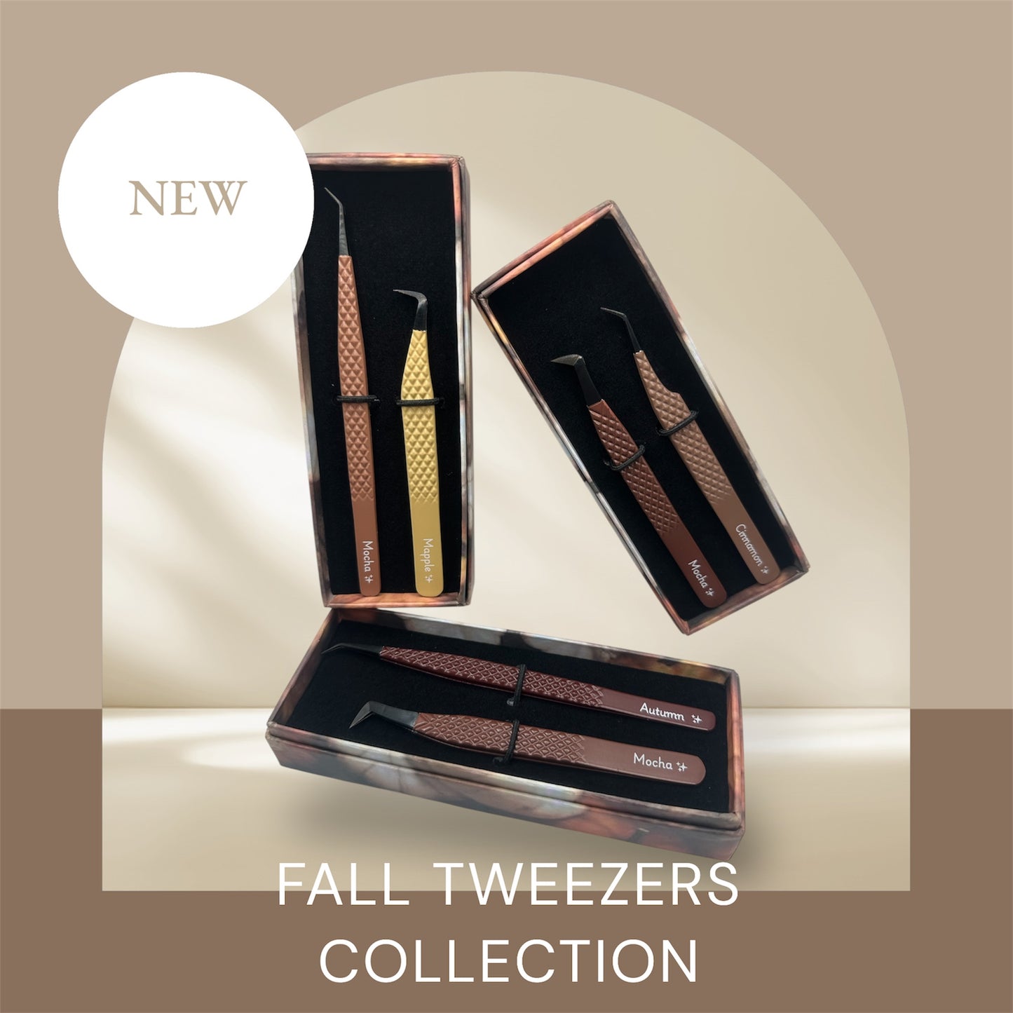 New Fall Tweezers Collection Pair 🍂✨