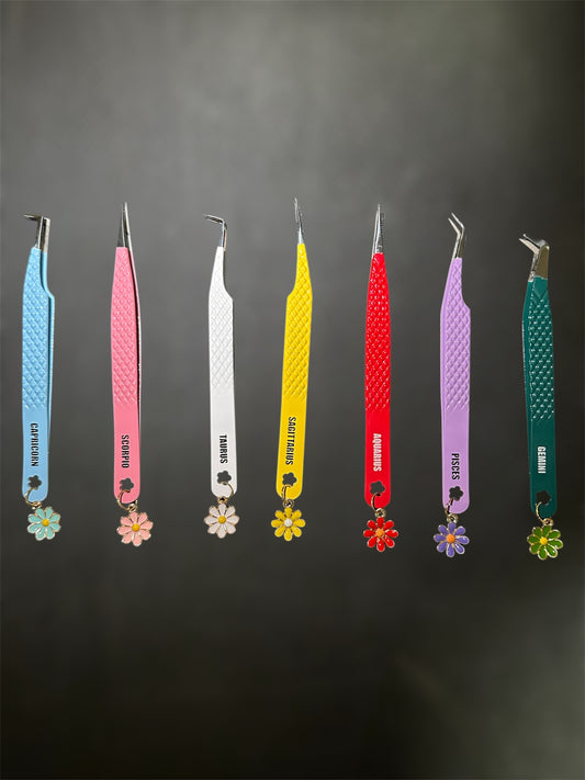 Zodiac Sign Fiber Tweezers