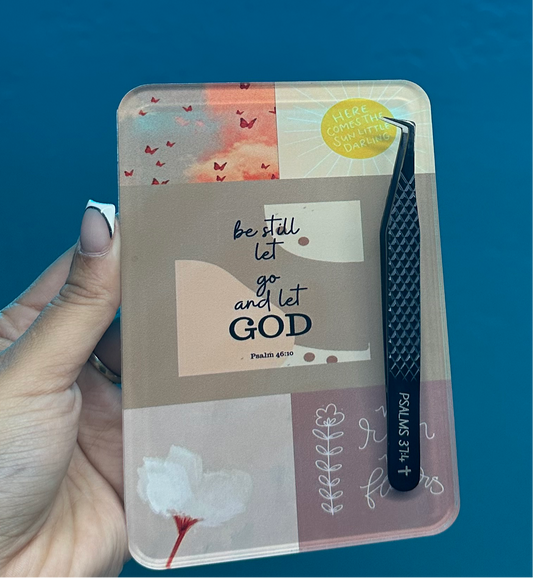 Be Still & Let God Lash Tile