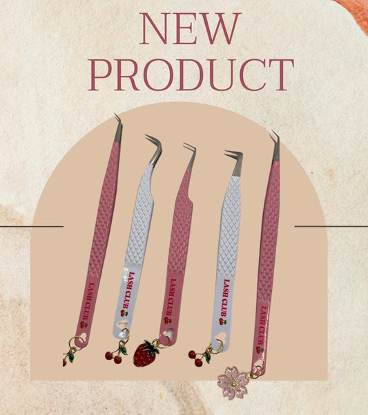 Lash Club Fiber Tip Tweezers 🎀